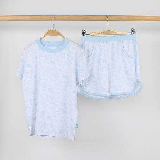 Quiet Sea T-shirt & Shorts Set