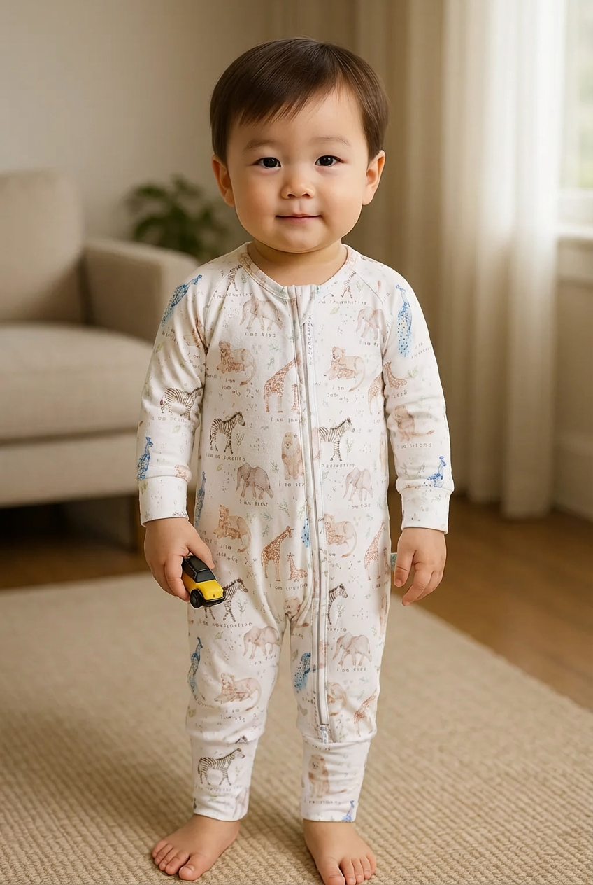 Wild & Wonderful Zip Sleepsuit