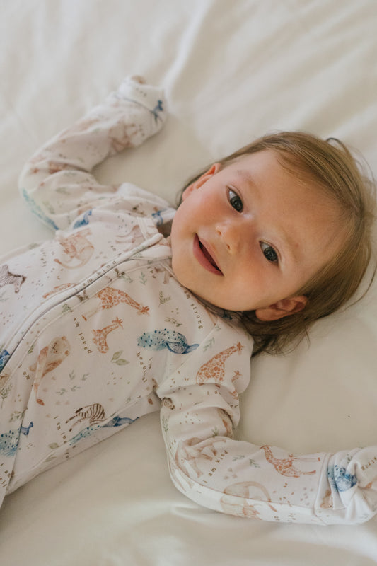 Wild & Wonderful Zip Sleepsuit