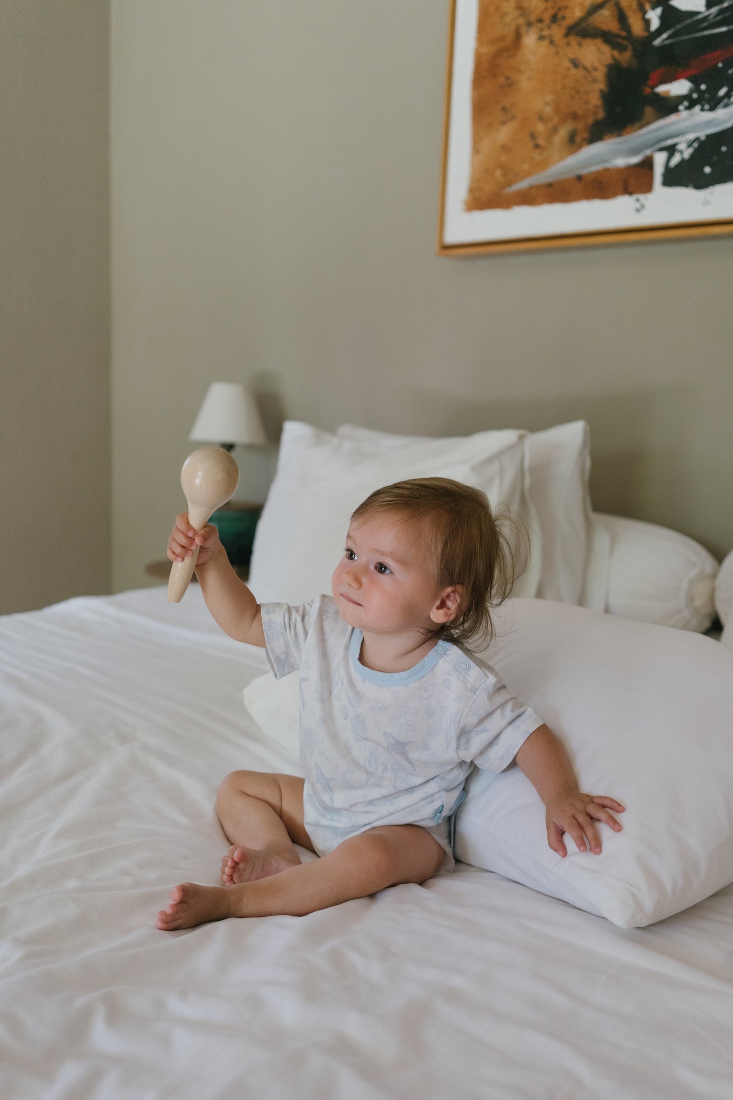 Quiet Sea Baby Bodysuit
