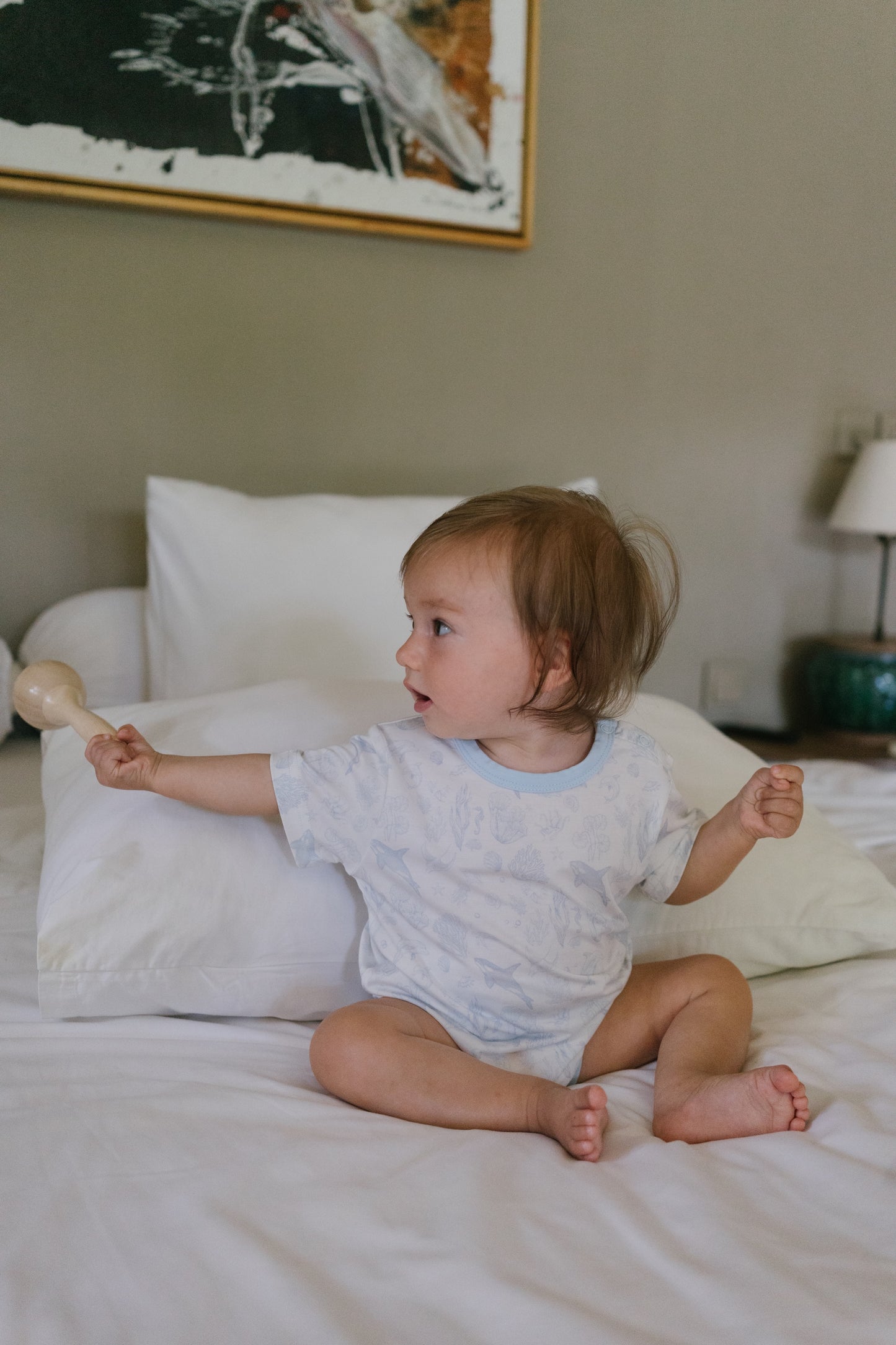 Quiet Sea Baby Bodysuit